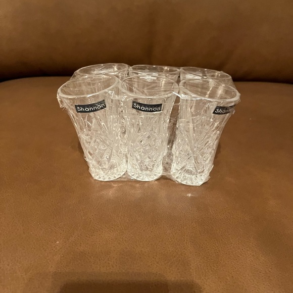 Shannon Crystal by Godinger VodkaShooters Set of 6